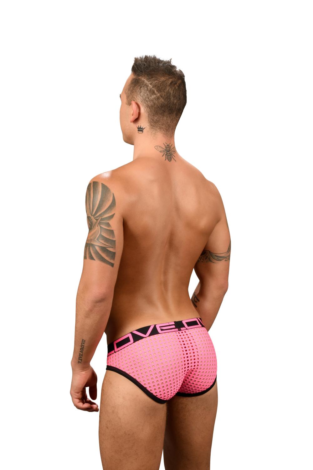 Love Naughty Mesh Slipy ANDREW CHRISTIAN Neon Pink5